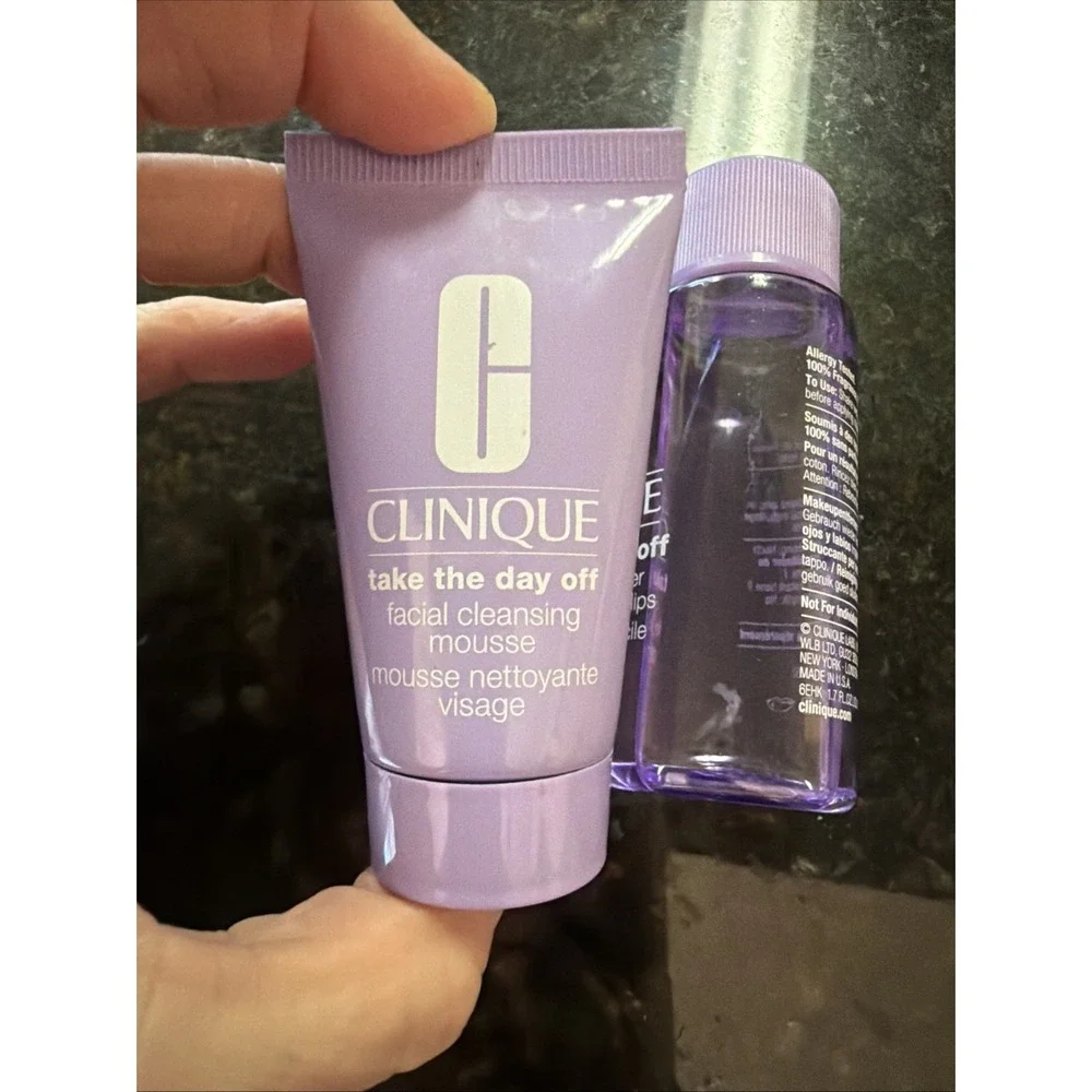Clinique Take The Day Off Facial Cleansing Mousse And Makeup Remover For Eyes